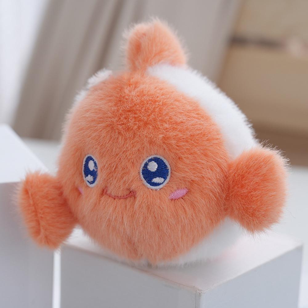 Octopus Plush Whale Keychain Starfish Animal Whale Small Pendant  Home Decor
