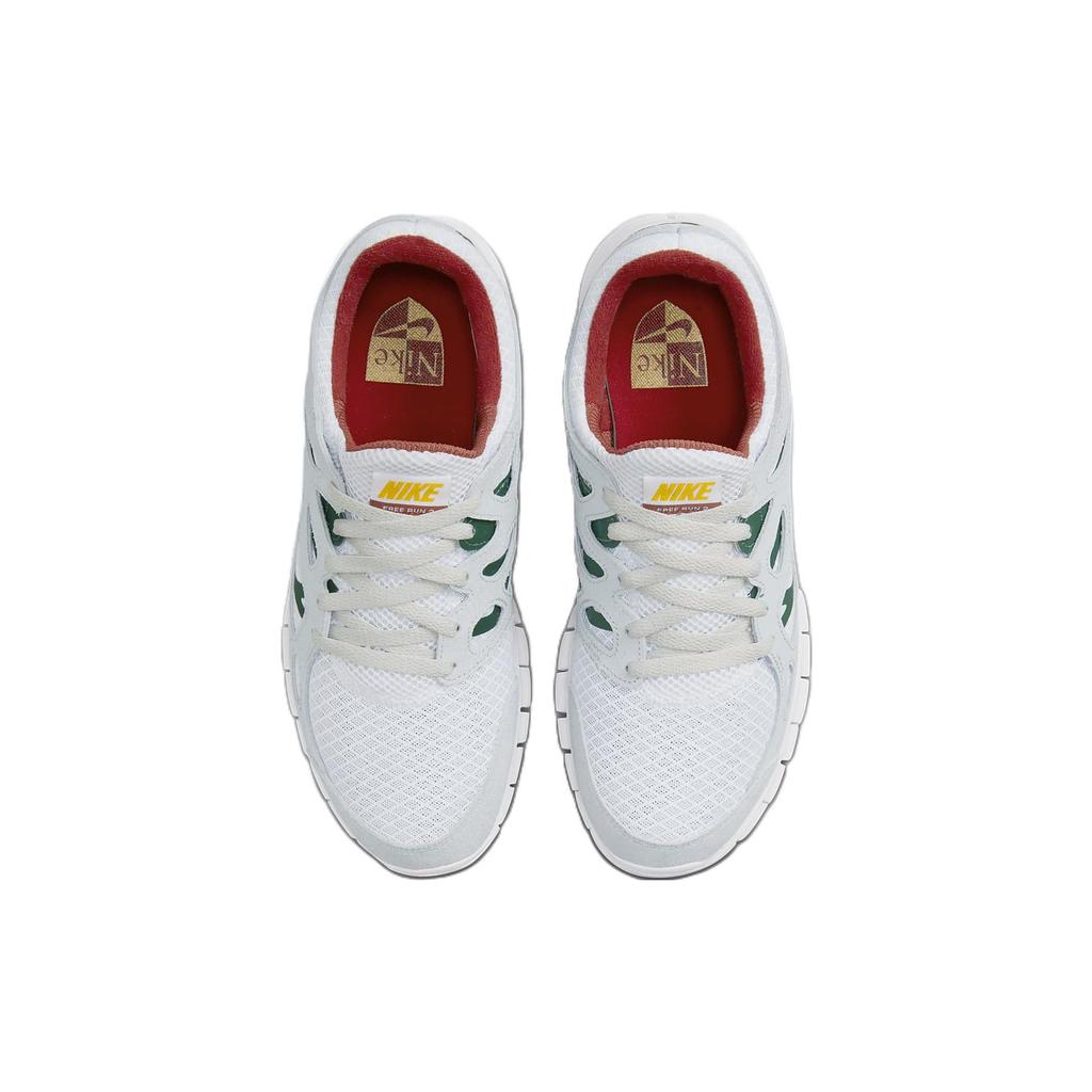 Nike Free Run 2 'White Gorge Green Cinnabar' 537732-102 da Uomo
