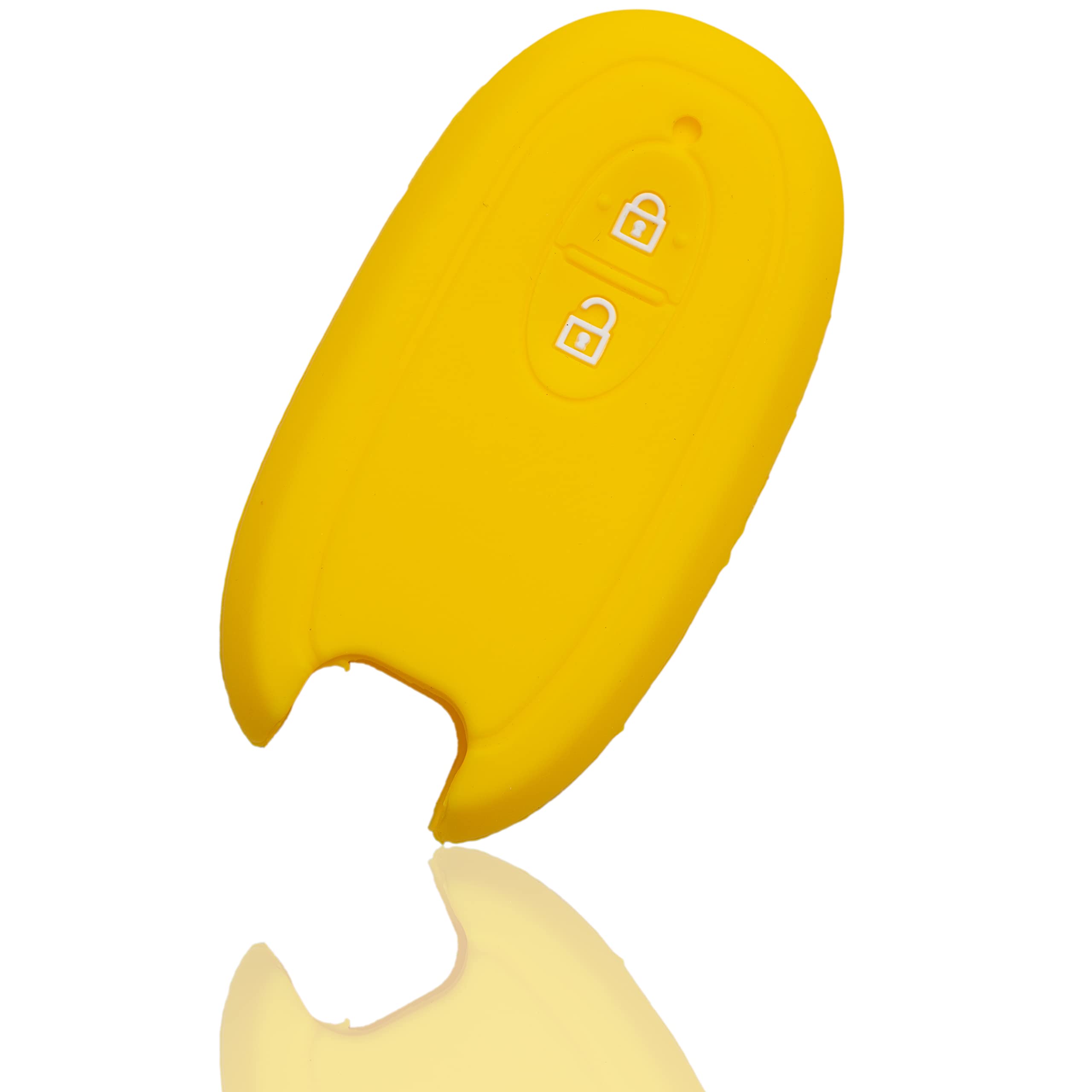 [MALAKO] Silicone Cover for Smart Key for Suzuki Cars 2 жёлтый