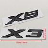 NEW 3D ABS Car Styling Logo X3 X5 Rear Trunk Badge Sticker Emblem Decals For BMW X3 X5 Auto Tail Accessories Uw2