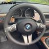 Pełna Czarna Skórzana Pokrowiec na Kierownicę Do BMW Z4 E85 E86 2003 2004 2005 2006 2007 2008