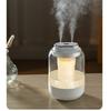 Electric Rechargeable 2L Ultrasonic Cool Mist Humidifier Humidity Display Double Mist Spray Mist Diffuser Home Air Humidifier