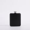 Portable Matte Black Plastic Hip Flask