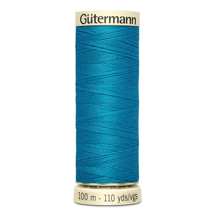 Fil à coudre 100% polyester Gutermann 1 Bobine - Att 761 - bleu céruléen
