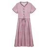2023 Elegant Floral Cotton Linen Maxi Dress for Women – Summer, Waist-Cinching, Age-Reducing Fashion