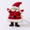 New European and American holiday products Christmas oil dripping ring Elk Santa alloy ring