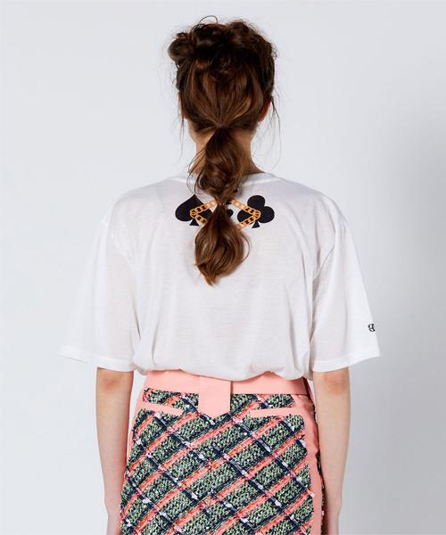 GREEDILOUS Pink Spade T-Shirt
