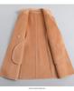 Korean-Style Woolen Coat: Women's 2025 Autumn/Winter Mid-Length Double-Sided Trendy Top