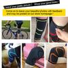 1 Paio Fitness Corsa Ciclismo Supporti per Ginocchia Tutori Elastico Nylon Sport Compressione Ginocchiera Manicotto per Pallacanestro Pallavolo