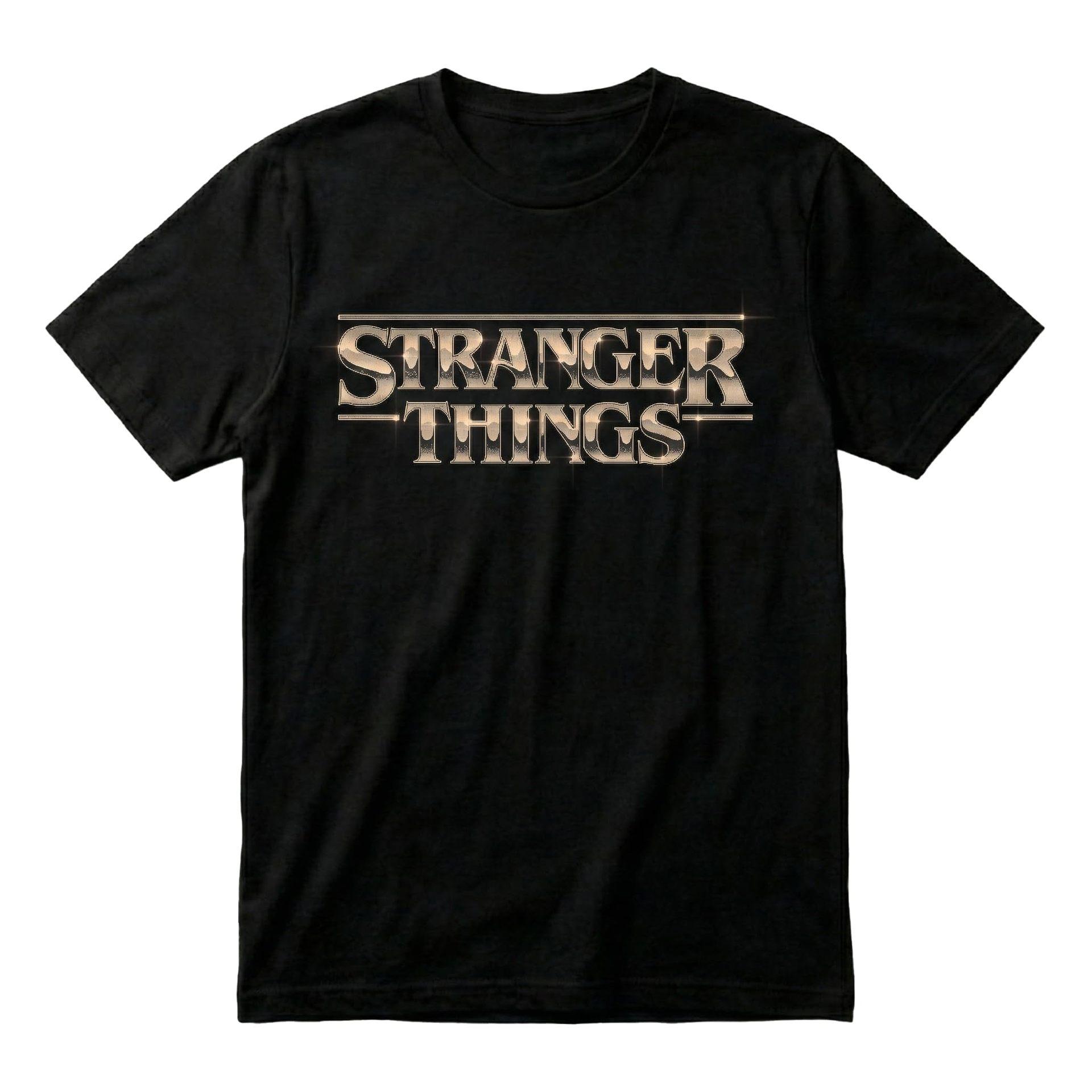 Stranger Things Классический Логотип Блестящие Леггинсы Одиннадцать Взрослая Футболка XXXL