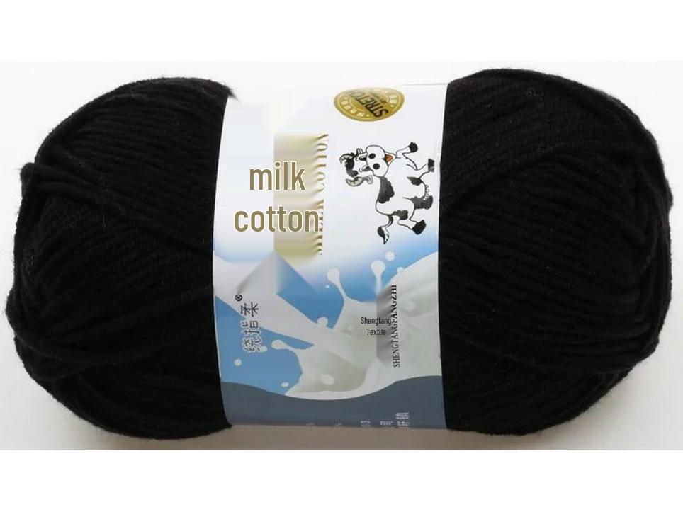 

Пряжа из молочного хлопка, 5 нитей: Пряжа для малышей из чистого хлопка, средней толщины для ручного вязания шапок своими руками