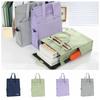 Durable Tote Bag Double-Layer Shoulder Handbag Casual Student Tutorial Bag  Document