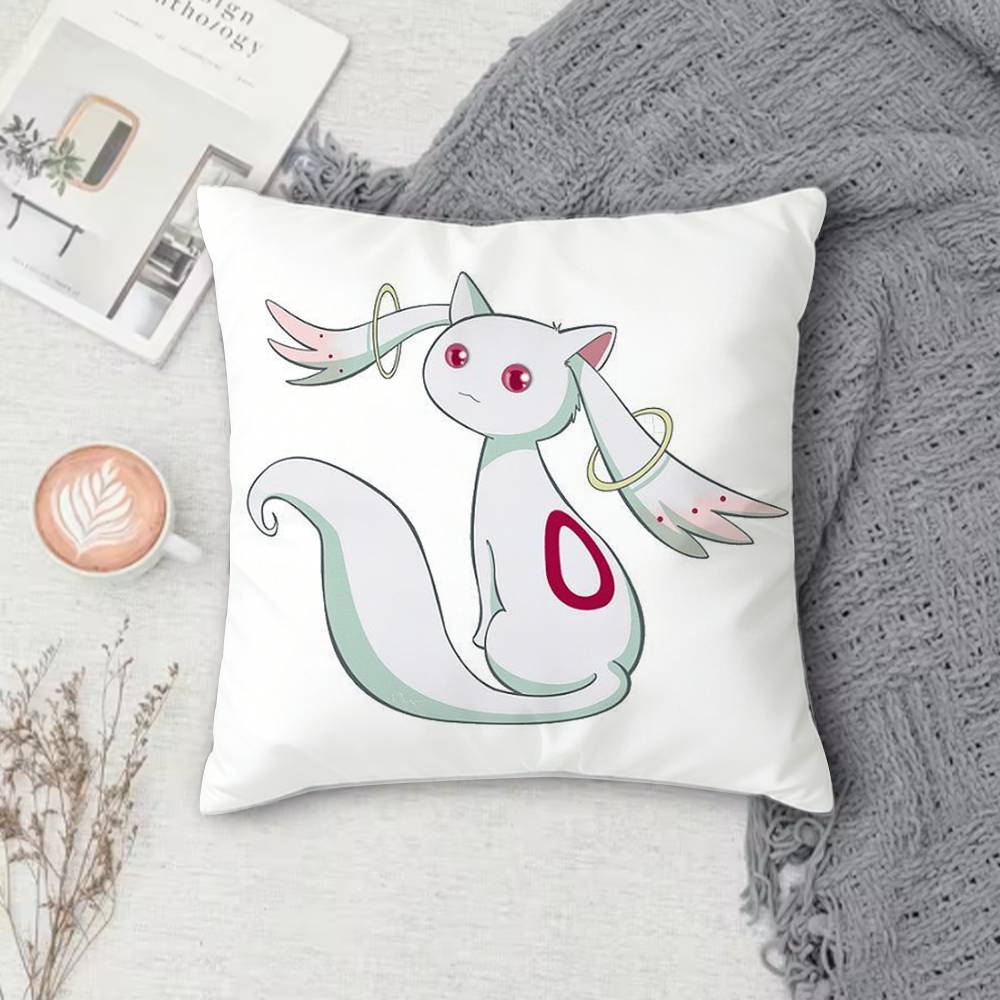 Puella Magi Madoka Magica Classic Double-Sided Printed Square Pillow Cover Decorative Cushion Cover For Sofa Bedroom Bedside
