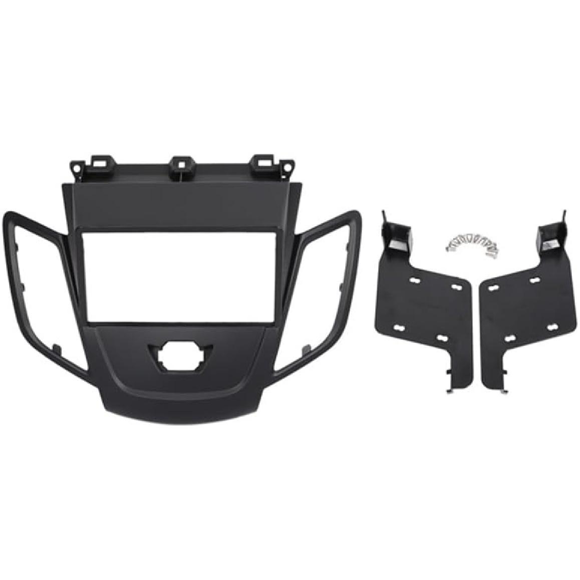 

Accessories Double Din Fascia for Ford Fiesta 2008-2017 Panel Dash Mount Installation Trim Kit Face Black Frame Replace чёрный