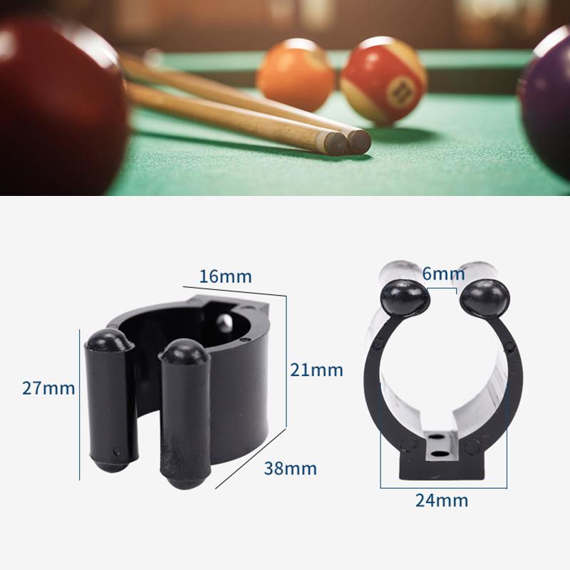 Klip pro lokalizaci tága na kulečník a snooker Držák na rybářský prut Černý Nástěnné držáky na kulečníkové tága Držící otvor Úložný stojan na rybářské pruty