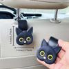 Cute 3D Cartoon Cat Car Seat Headrest Hook - Universal Vehicle Storage Organizer for Handbags, Wallets, and Jackets Cute Cat