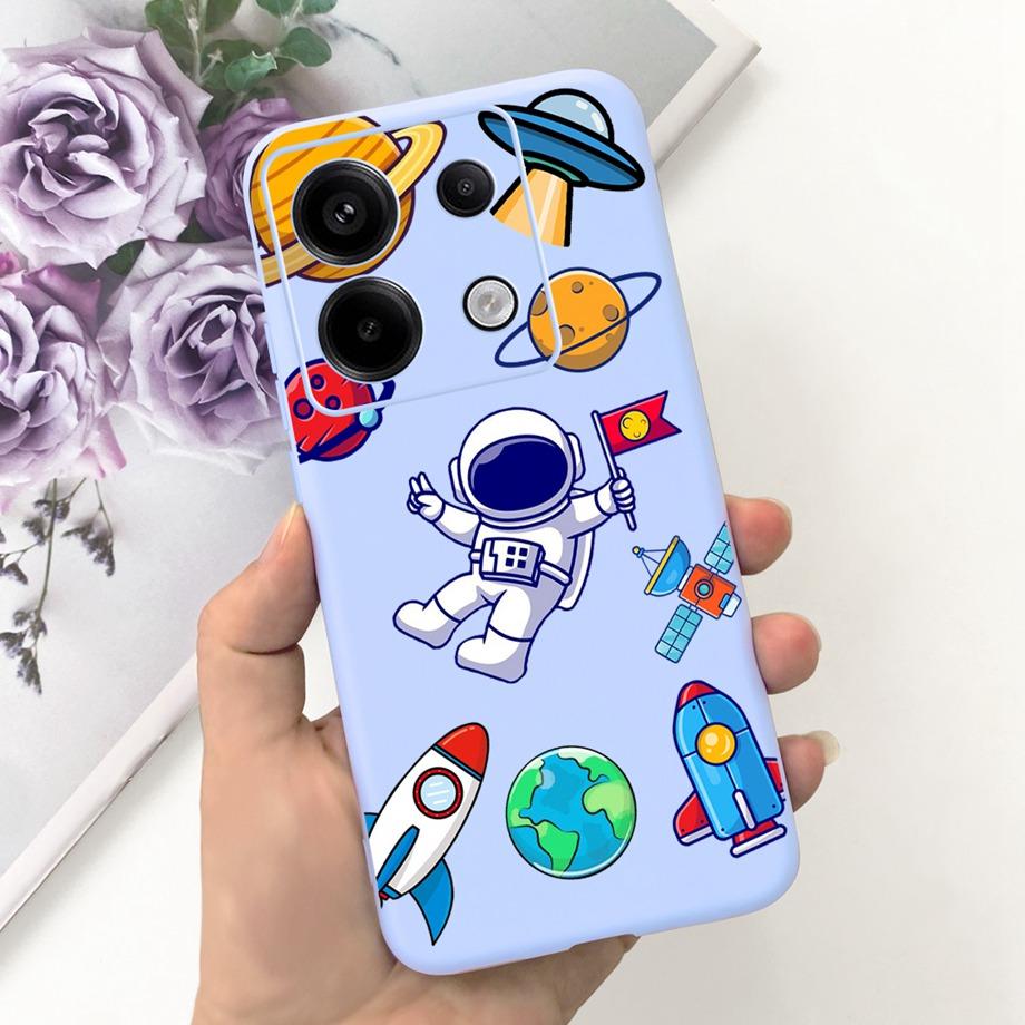 For Xiaomi Redmi Note 13 Pro 5G Phone Case Cow Print Checkered Pattern Soft Liquid Silicone Funda For Redmi Note 13 4G Pro+ Plus