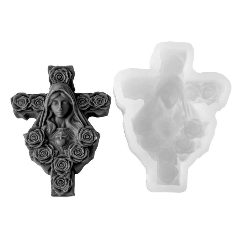 

Silicone Moulds Halloween Candle Molds Religious Theme Epoxy Resin Molds Plasters Molds for Candle Making
