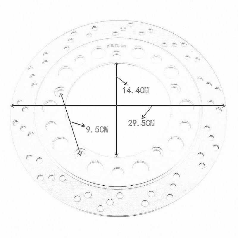 

Motorcycle front Brake disc For Honda VT600 Shadow VLX Deluxe VT600C NV400 CJ/CK CS/CV Steed 45251-MR1-670 45251-MZ8-R40