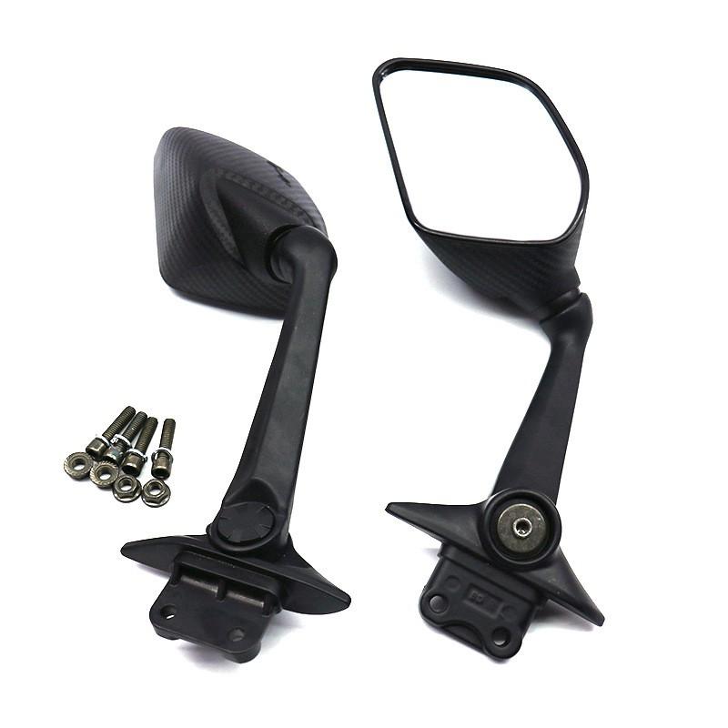 Universal Motorcycle Rearview Mirror Yamaha TMAX530 2017-2021 TMAX560 2021 Side Black Snake Skin Style