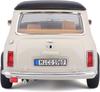 Bburago Scale Mini Cooper 1969 Cream Diecast Model Car 1/18