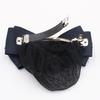 Korean Style Bow Flower Hair Net Bun Clip for Professional Work - HF315