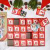 Advent Calendar  Christmas Jigsaw Game - Santa Claus, 24 Parts 1000 Piece Advent Calendar Puzzle, Great Christmas Countdow