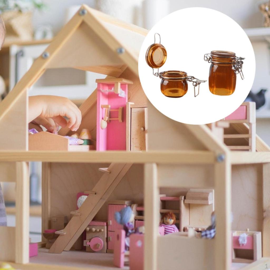 1/6 Miniature Storage Jar Doll House Furniture Dollhouse for 6 Inch BJD