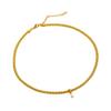 European & American Colorful Zircon Pendant Necklace with 18K Gold-Plated Copper Clavicle Chain - Women's Unique Design YS31