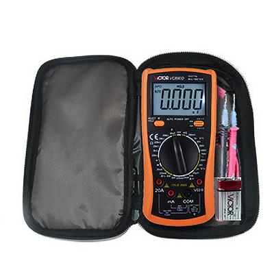 Bolsa para herramientas de multímetro, estuche universal de tela Oxford, caja de almacenamiento de cables de prueba a prueba de golpes para las series UT39, UT61, UT139, UT58, UT100 y UT136.