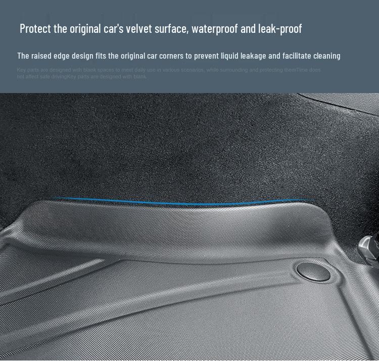 Mercedes-Benz C-Class/C260L Floor and Trunk Mats: Eco-Friendly, Stain-Resistant TPE, 2023 Model Suitable