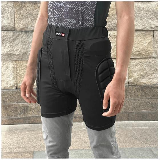 WOSAWE Motorcycle Shorts Skating Hip Shorts MTB Motocross Hip Paddeds Skiing Snowboard Shorts for Children Teenagers and Adults