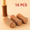 16Pcs Chair Legs Socks Knitted Furniture Feet Floor Protectors Anti-slip Pads Silent Thicken Table Chair Leg Socks Covers
