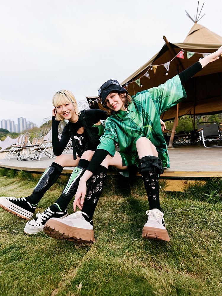 Women Canvas Sneakers 5 CM Platform Outdoor Street Shoes Lace Up Comfortable Sports Shoes High Quality Tenis Sneakers 36-43