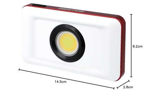 GENTOS GZ-316 LED Work Light, USB Rechargeable, 1200 Lumens, 8 Hours of Operation, Dustproof and Water Resistant, Uses Dedicated Rechargeable Battery