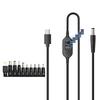 USB C to DC Power Cable 140W Type C to 5V 9V 12V 15V 20V 28V Adjustable Voltage Adapter Connector Cable for Laptop Routers