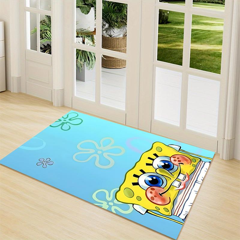 Spongebob Squarepants Adventure Carpet Rug Soft Washable Antislip Home Living Room Sofa Mats Personalized Christmas Rug