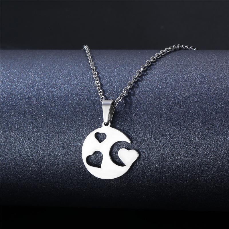 [Neue Titanstahl Kurze Choker Halskette Hip Hop Street Anhänger Kette Für Trendige Mädchen Ausgeh Accessoires]