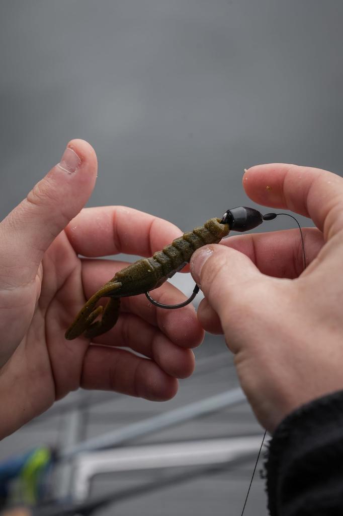 Berkley Stank Bug Black Blue Fleck Worm Bait Scented and Flavored Suitable for Black Sea and Rockfish 3.5 PBMSSB3.5-BBF - - Bass, Bream,