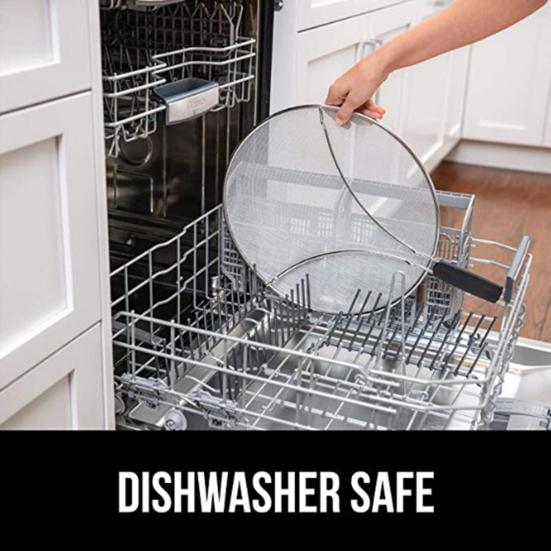 Oil-Proof Splatter Baffle Net Cover Protective Guard with Handle Kitchen Tool Sale Goods