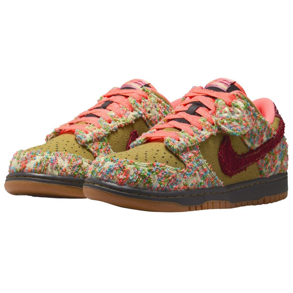 Nike Dunk Low Panda-Monium Pack - Green Curry Multi-Color Unisex Sneakers Luminous-Green Bright-Mango Burnt-Red IB2263-300