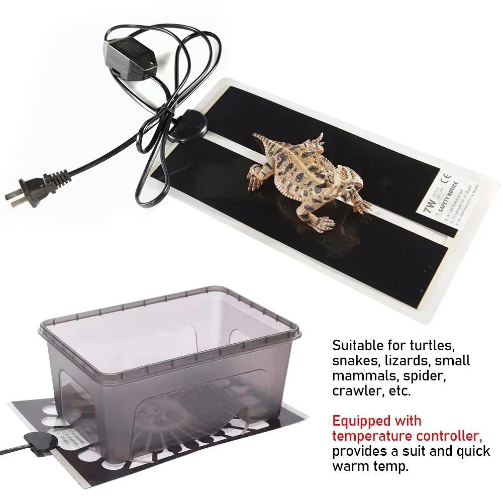 5-35W Plant Warm Heating Pad Waterproof Reptile Heater Mat With Temperature Control Adjustable Controller Indoor Garden Seedling