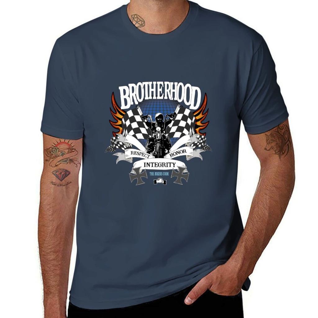 Biker Brotherhood  The Biker Code TShirt Large Size Short Sleeve TShirt