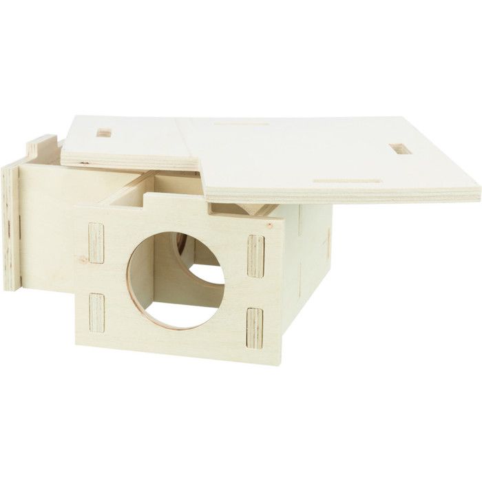 Maison Emboitable 3 Chambres 30 X 12x 30 Cm Pour Grands Hamsters, Dègues - Trixie