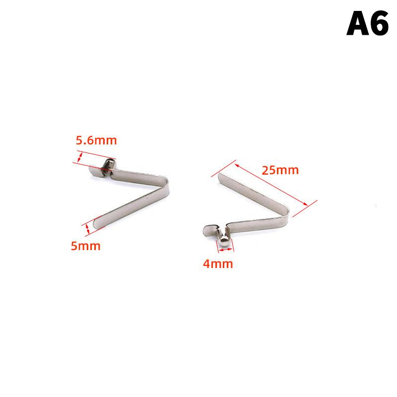 10 Bucăți Blocare V Snapshot Placă Paletă Caiac Stâlp Cort Buton Simplu/Dublu Clips cu Arc de Poziționare Flocat 3-5Mm