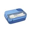 Four-compartment Student Lunch BoxWith Seasoning Box  Worker Microwave Heating Lunch Box Student Special Compartment Lunch Box