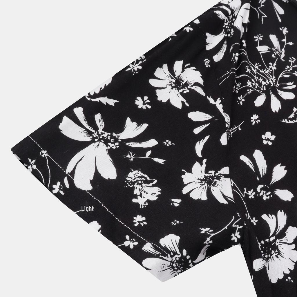 2022 Men's European Size Floral Short-Sleeve Hawaiian Beach Vacation Shirt