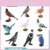 Bird Replication Pvc Magpie Pigeon Models For Home Decor And Ornithology Enthusiasts