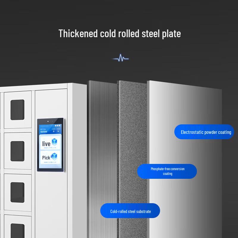 Smart Biometric Phone Storage & Charging Cabinet