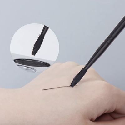 Štětec na oční linky Blade Tenký Jemný Šikmý Silikonový Štětec na obočí Pro místo pod očima Přesný Detailní štětec Nástroj na líčení Krása